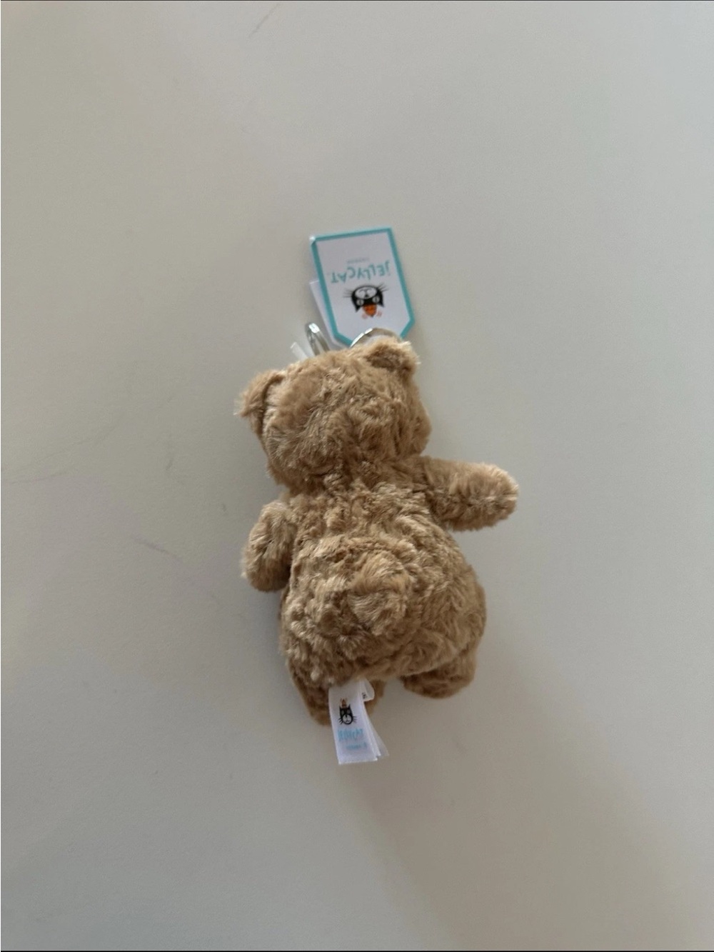 NEW AUTHENTIC Jellycat Bartholomew Bear Bag Charm Keychain Plush Mini Brand new - Picture 2 of 6